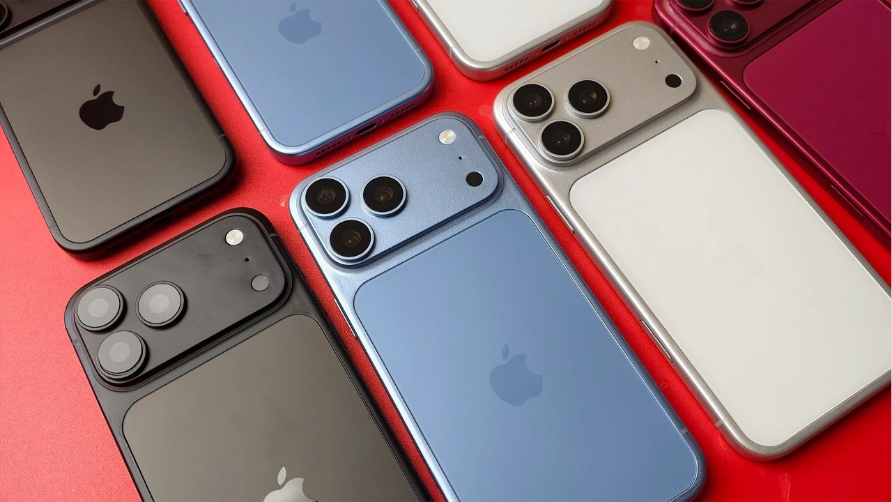 iPhone 18 Pro and Pro Max dummy units leak in new colors, Dark Cherry variant stands out