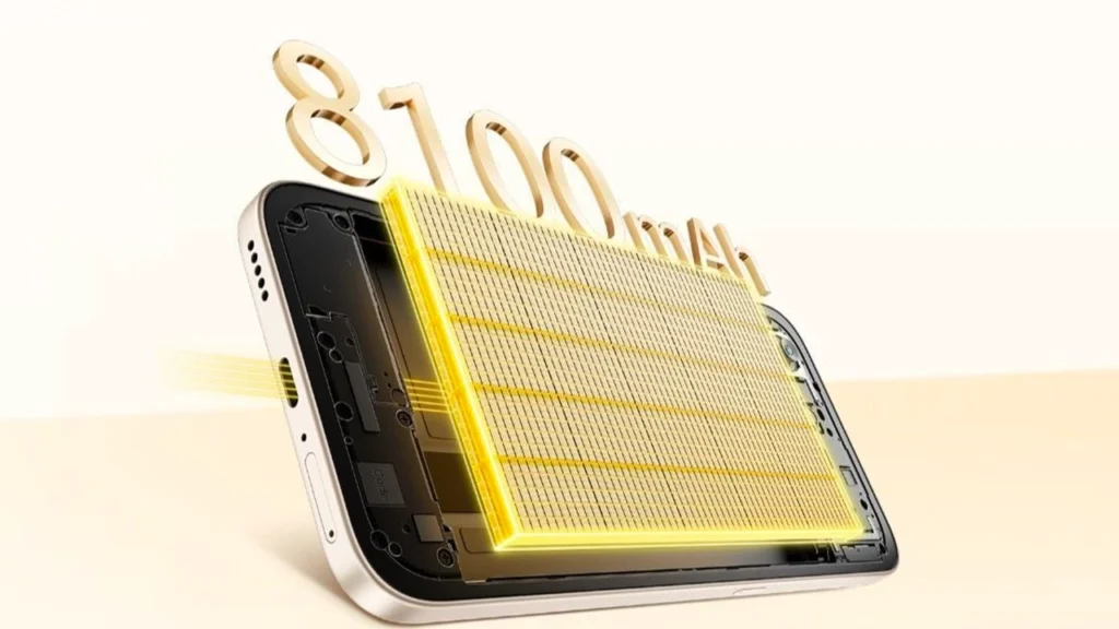 Honor X7e Plus 5G massive 8,100mAh battery