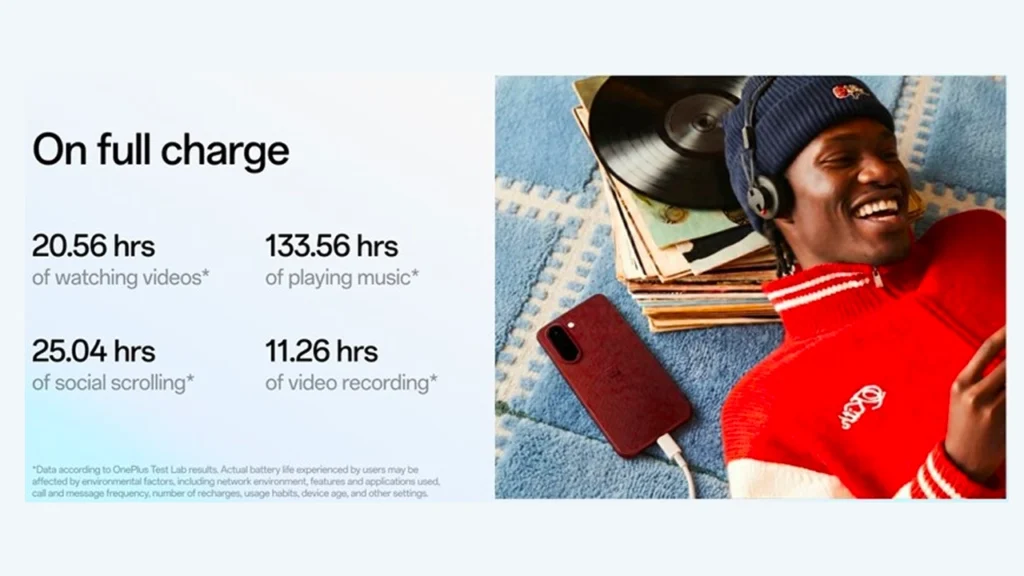 OnePlus N6x battery and charging details