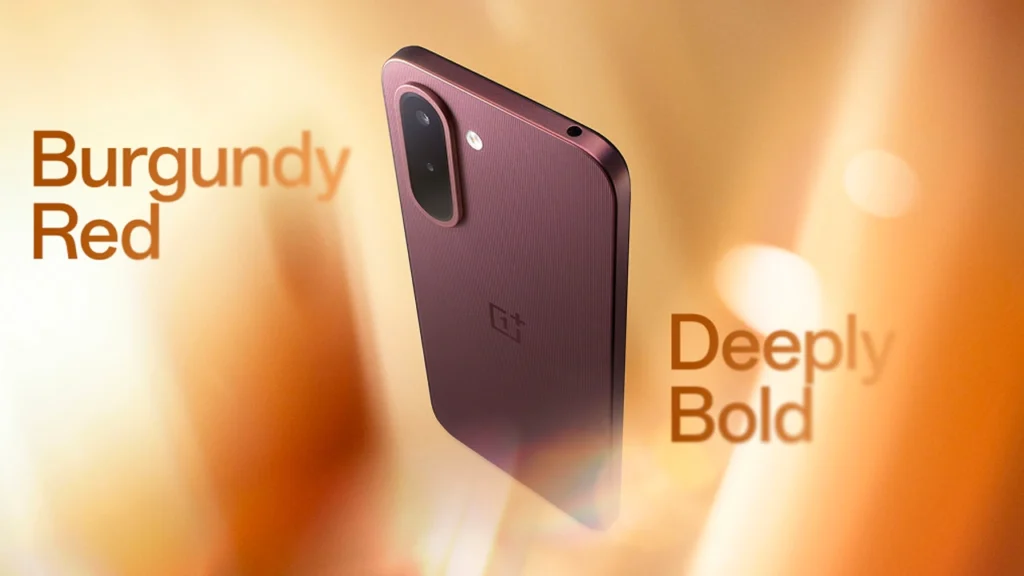 OnePlus N6x in Burgundy Red