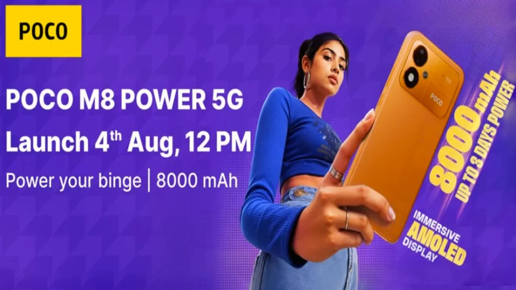 Poco M8 Power 5G launch poster
