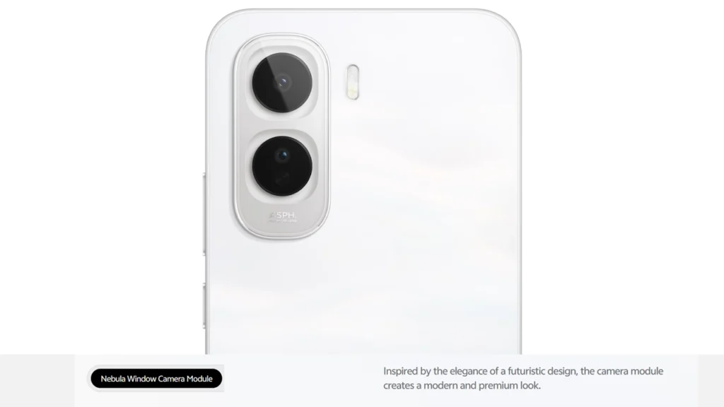 Vivo Y500 Futuristic Nebula Window Camera Module