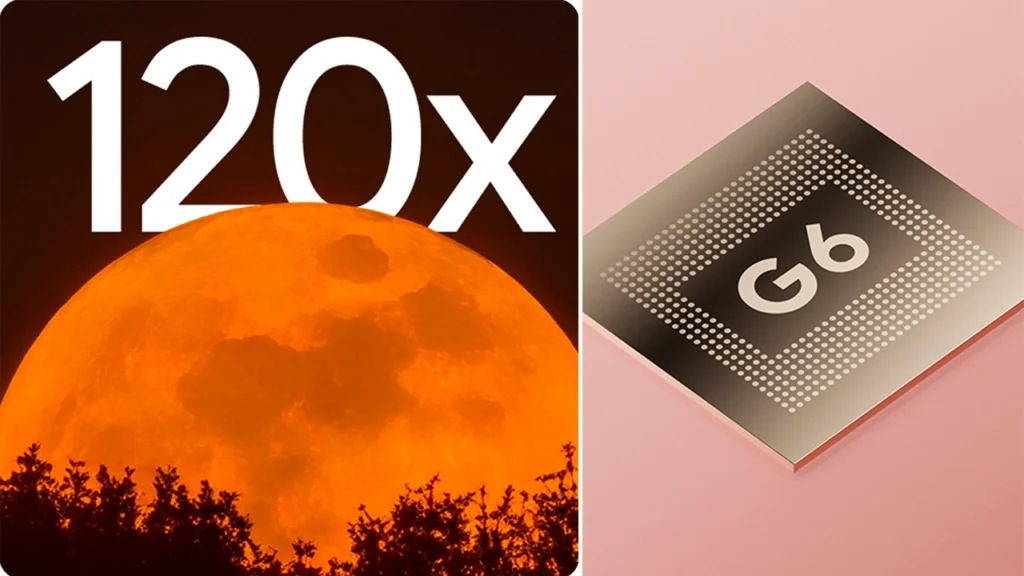 Google Pixel 120x digital zoom and Tensor G6 chip confirmed