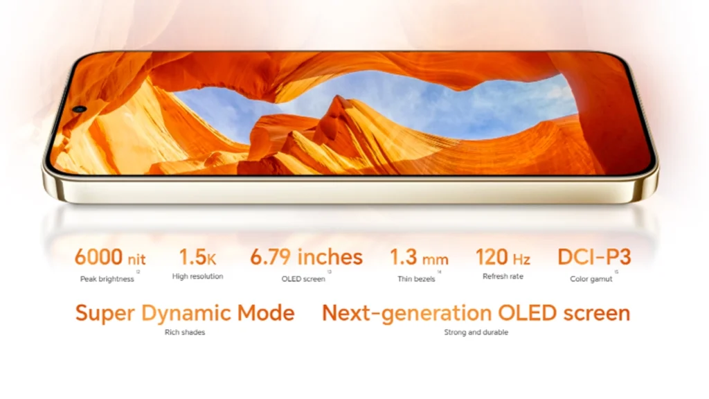 Honor Turbo 5G display