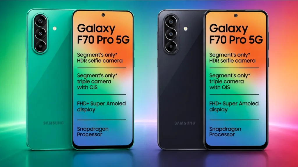 Samsung Galaxy F70 Pro key features