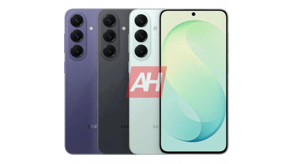Samsung Galaxy S26 FE renders leaked in three colors
