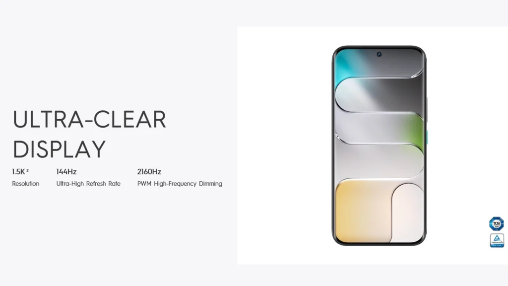 Tecno Camon Air 144Hz Ultra-clear AMOLED display