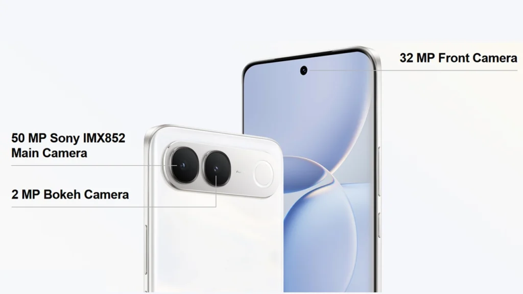 Vivo V80 Lite 5G camera setup