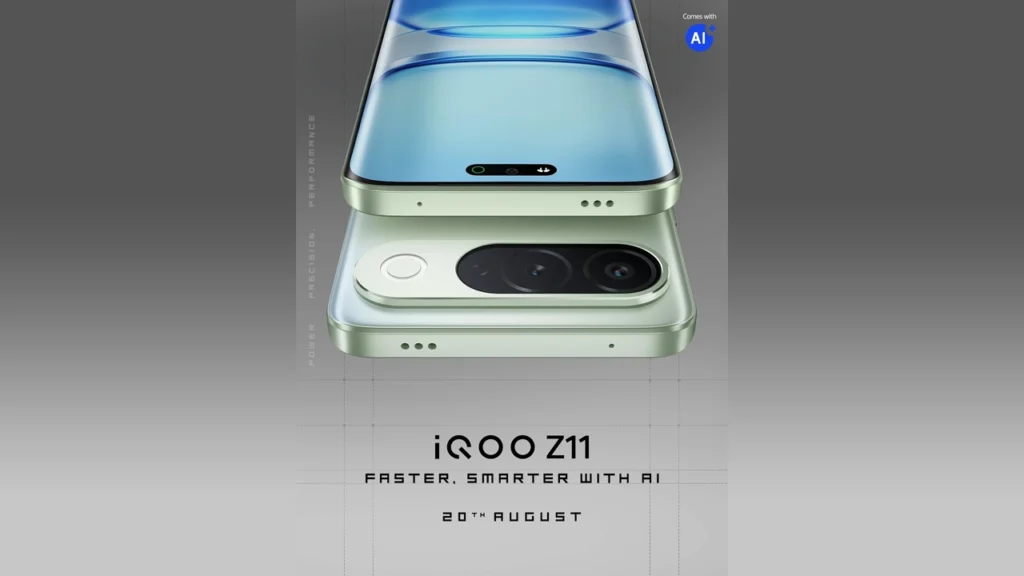 iQOO Z11 launching in India on 20 August