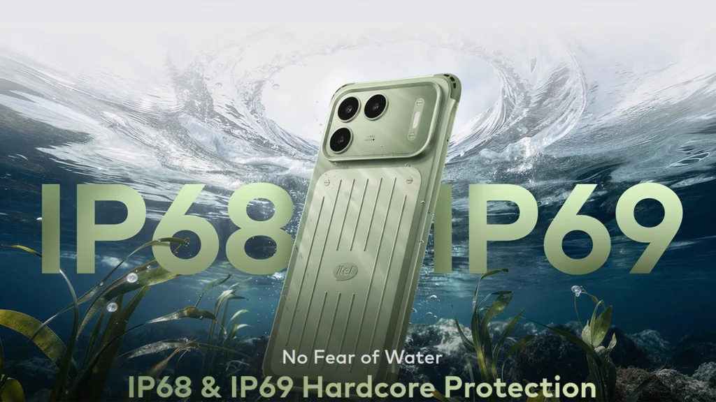IP68 and IP69 rating against water and dust