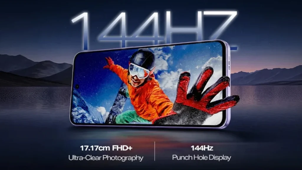 Infinix Hot 70 Pro 144Hz LCD display