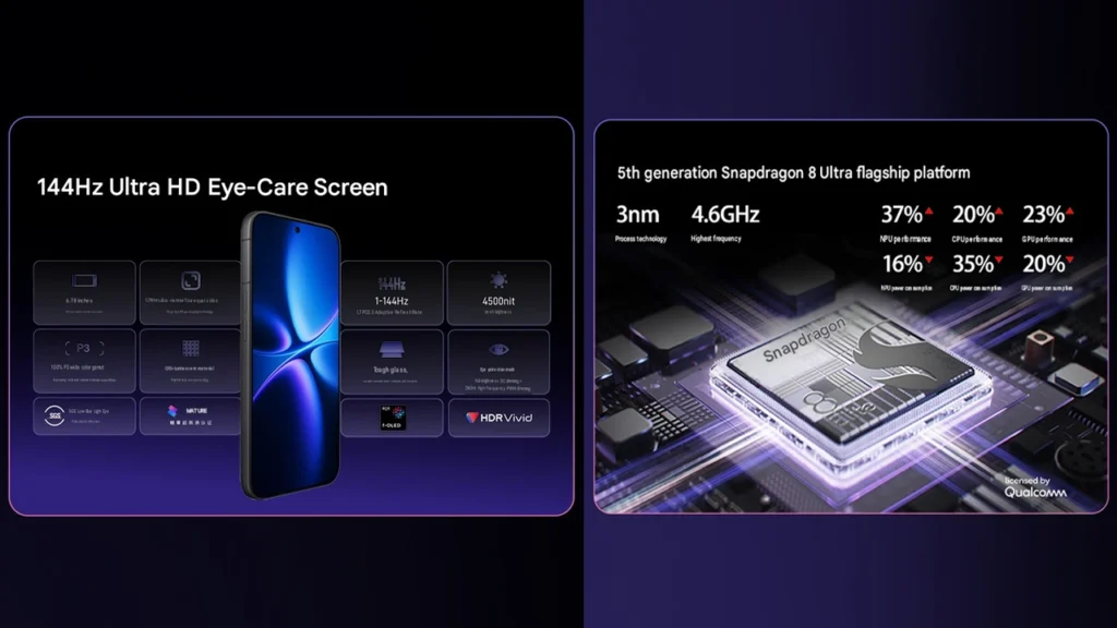 Nubia NaviX Ultra display and processor