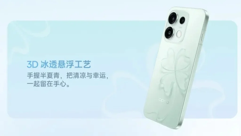 OPPO Reno 16t in fashion-focused design