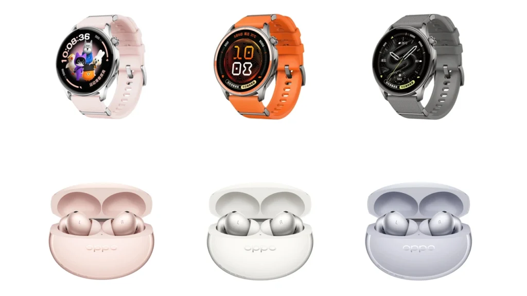 OPPO Watch S2 and Enco X4 TWS color options