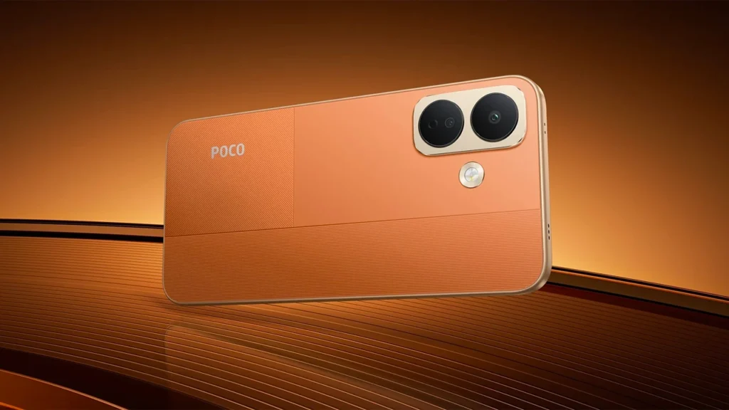 Poco X8 rear panel 