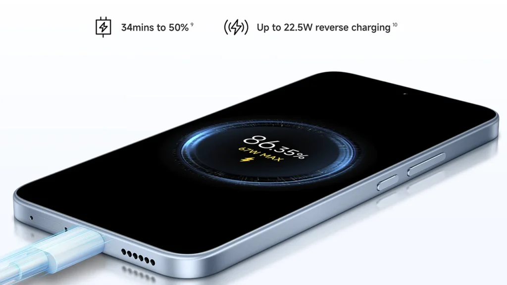 67W Fast Charging