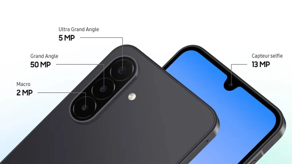 Samsung Galaxy A18 4G camera setup