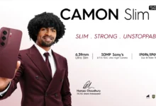 Tecno Camon Slim 5G launched in Bangladesh with 144Hz AMOLED and slim design