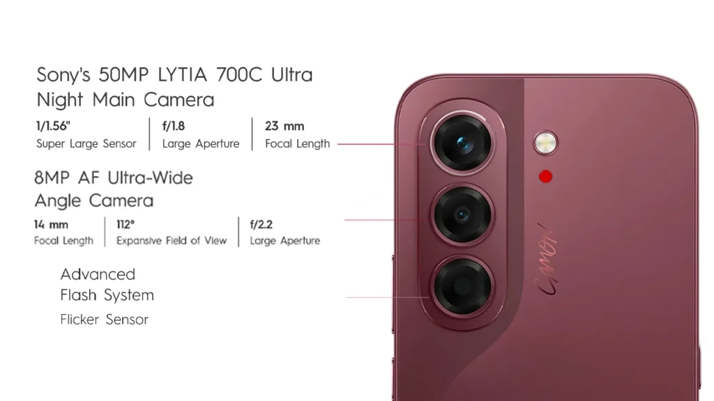 Tecno Camon Slim camera setup