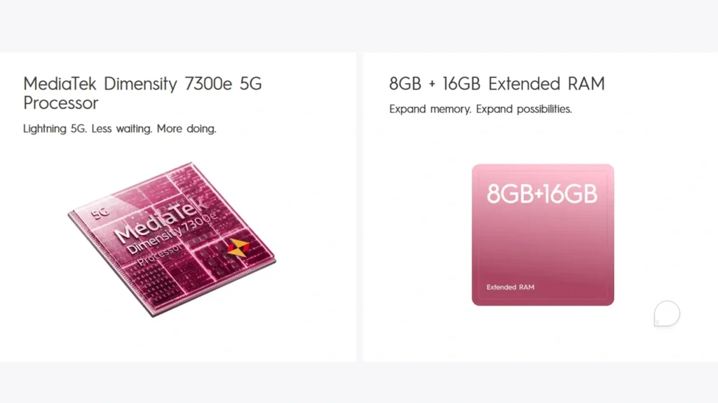 Tecno Camon Slim processor and storage