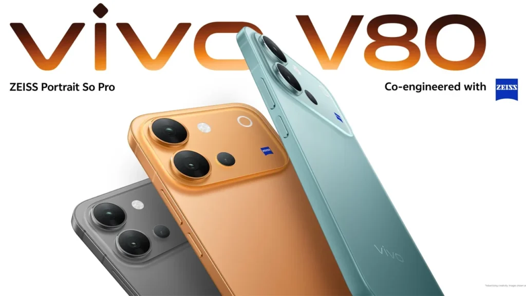 Vivo V80 design