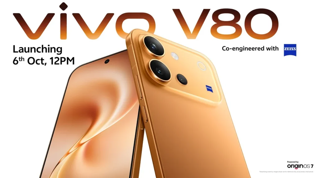 Vivo V80 launch date confirmed along with key specs and color options