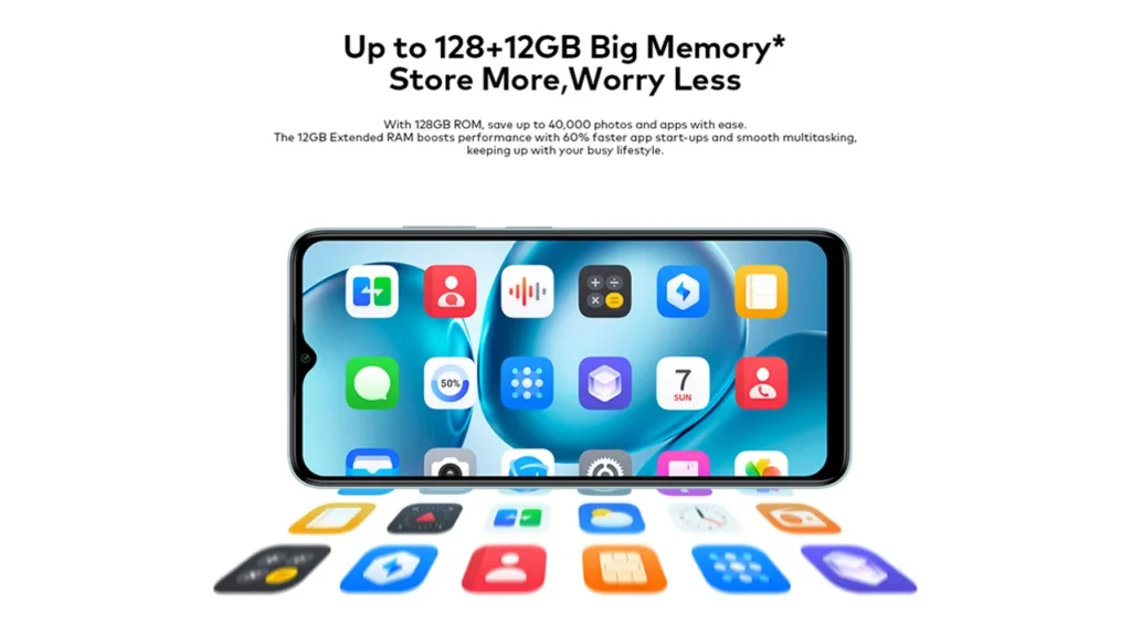 itel 100Cs memory option