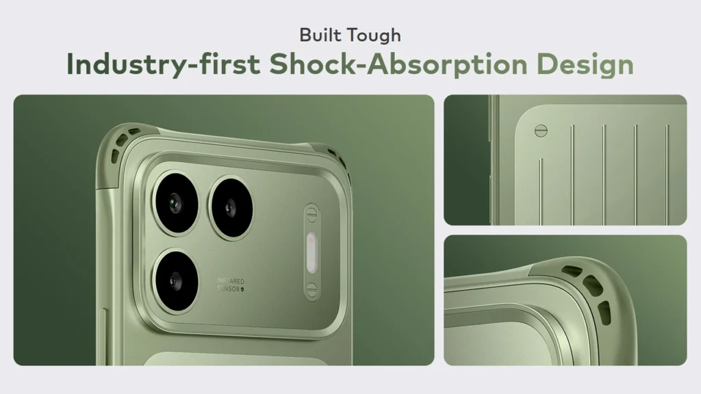 itel Power 80 with shock adsorption design