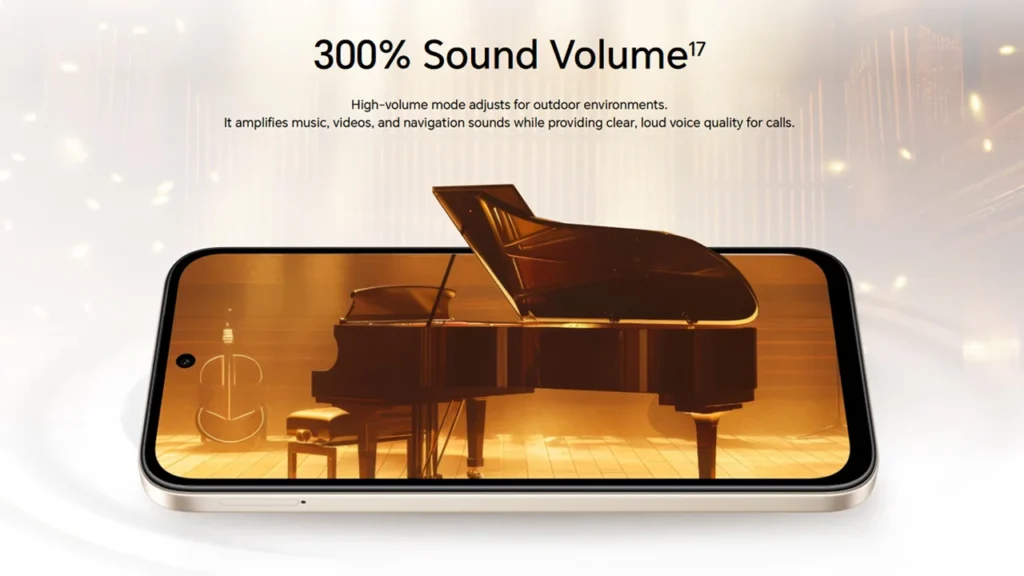 300% Sound Volume boost in the Honor X6e
