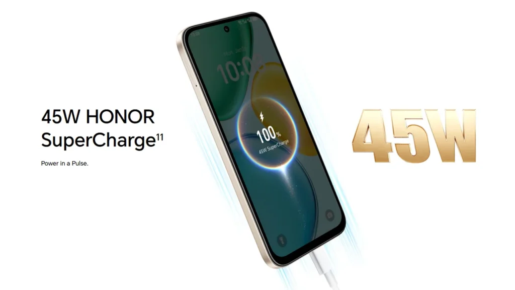 45W Honor SuperCharge support in the Honor X6e