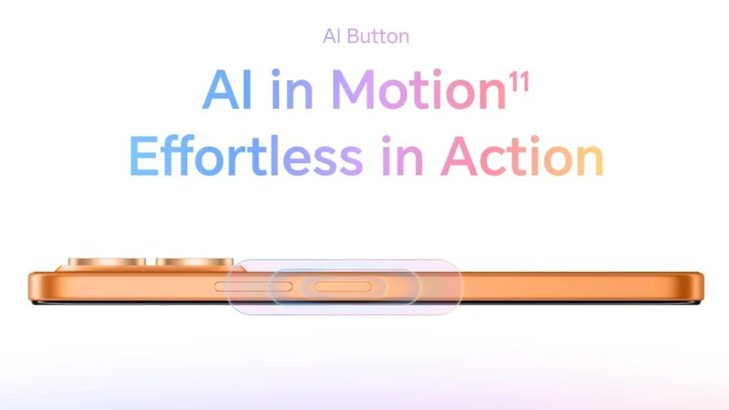 AI Button in the Honor X7e