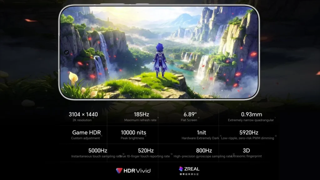 Honor Win RT2 and Turbo2 with 185Hz 2K AMOLED display