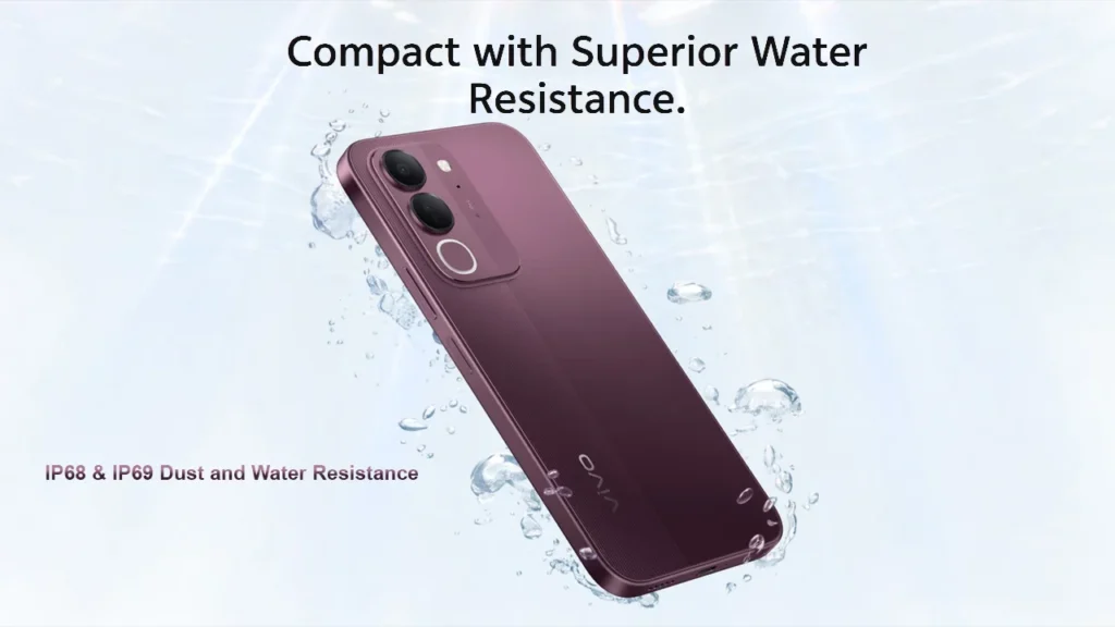 Water and Dust protection in the Vivo Y32