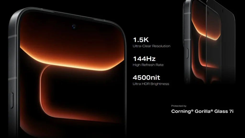 Infinix Note 60 Ultra 144Hz 1.5K Ultra HDR display