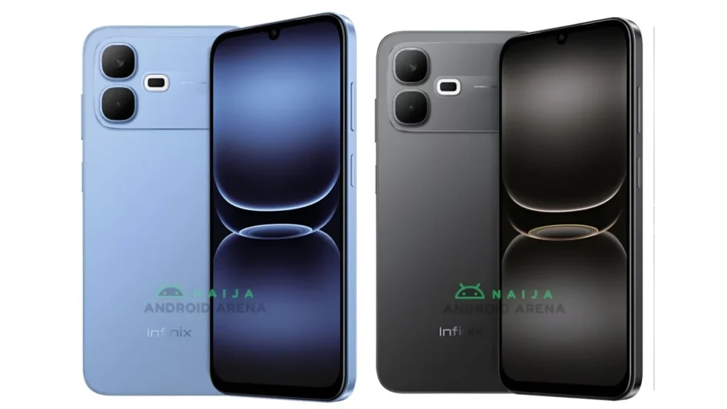Infinix Smart 20E in Black and Glacier color