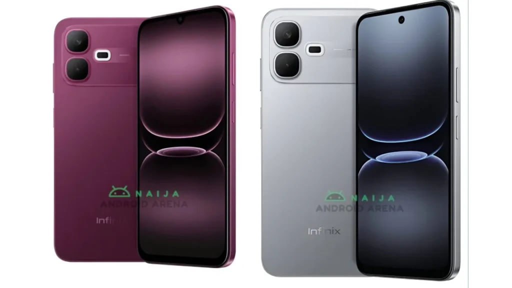 Infinix Smart 20E in Red and Silver color