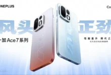 OnePlus Ace 7 series launching on October 29, official images revealed colors and design