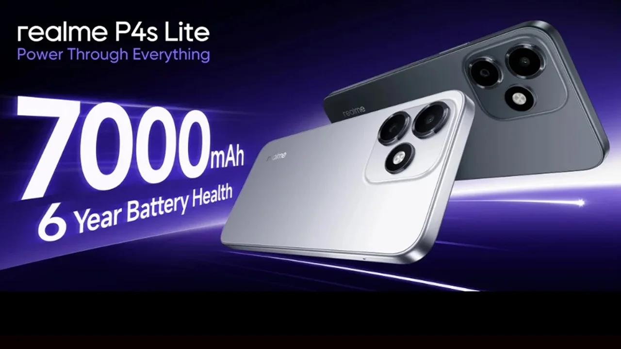 Realme P4s Lite quietly launched with a 120Hz LCD and a 7,000mAh battery