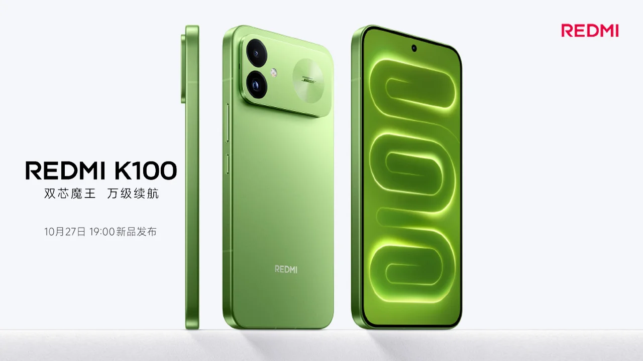 Redmi K100 launching October 27 with 10,000mAh battery, and Snapdragon 8 Elite