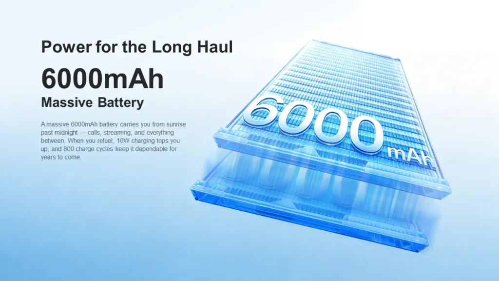 6000mAh Battery