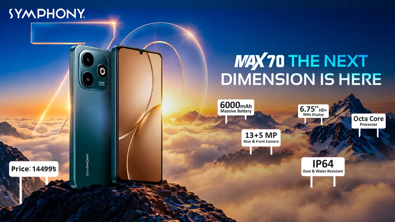 Symphony Max 70 4G Symphony Max 70 4G Launched in Bangladesh