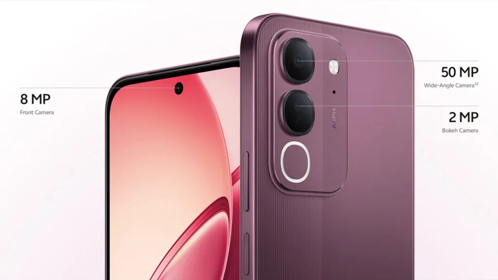 Vivo Y32 5G camera setup