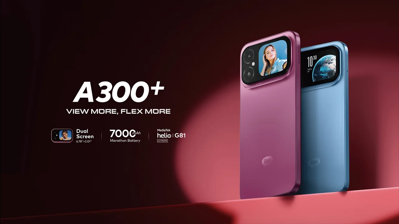 itel A300 Plus launches in Bangladesh with 2.01-inch rear screen and 7,000mAh battery